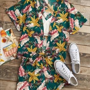 Never Worn: 3 Piece Cami Top & Tropical Set